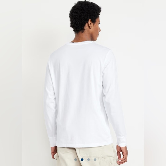 🆕 3-Pack Old Navy Men’s Rotation Crew Neck Long Sleeve T-Shirt White XLarge XL - Picture 5 of 14